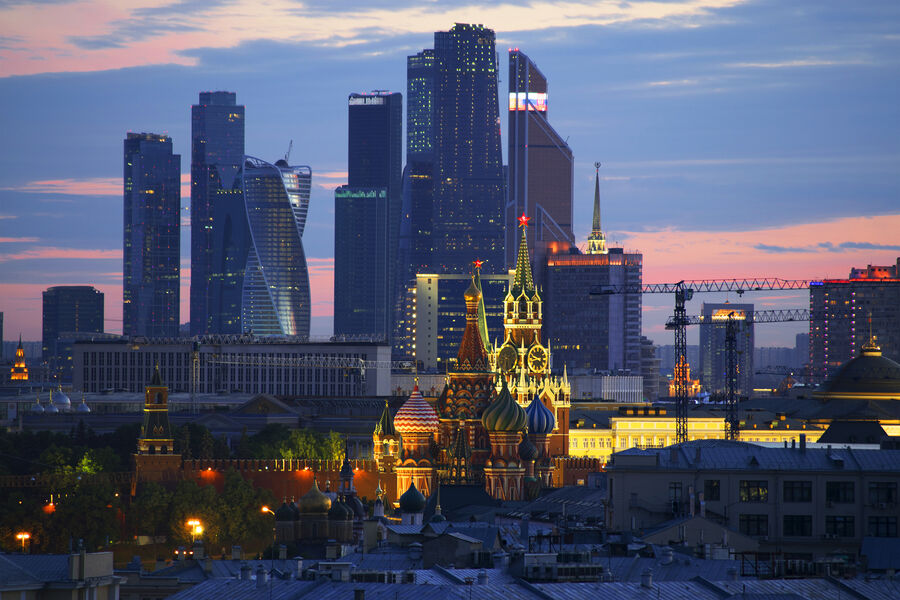 В центре Москвы перекрыли проезд